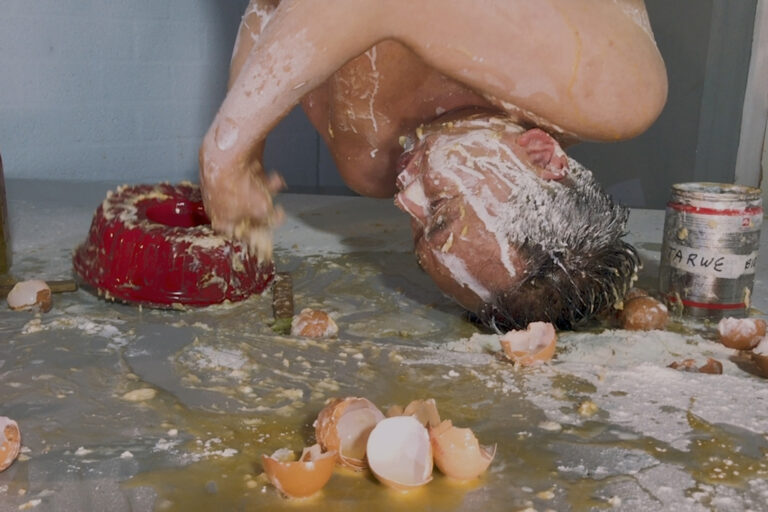 Philemon Mukarno Performance Art Take, eat, my body(2021) online performance for  Cult 24 New York.