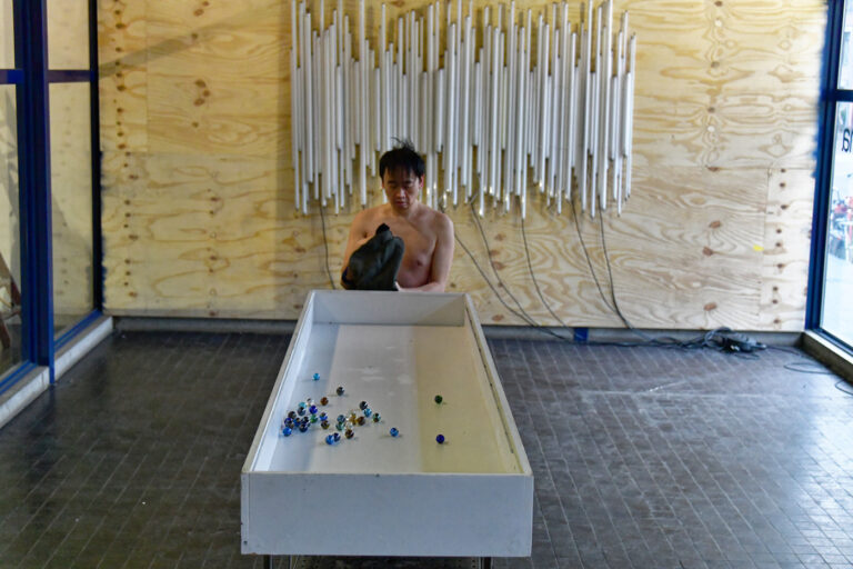 Philemon Mukarno Performance Art Sculpture Park (2019)1h P.S. – Performance Site, Den Hague, Netherlands