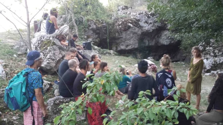 Philemon Mukarno Performance Art Queer Shadow (2019)'30 Sesalac Butoh Retreat, Serbia.