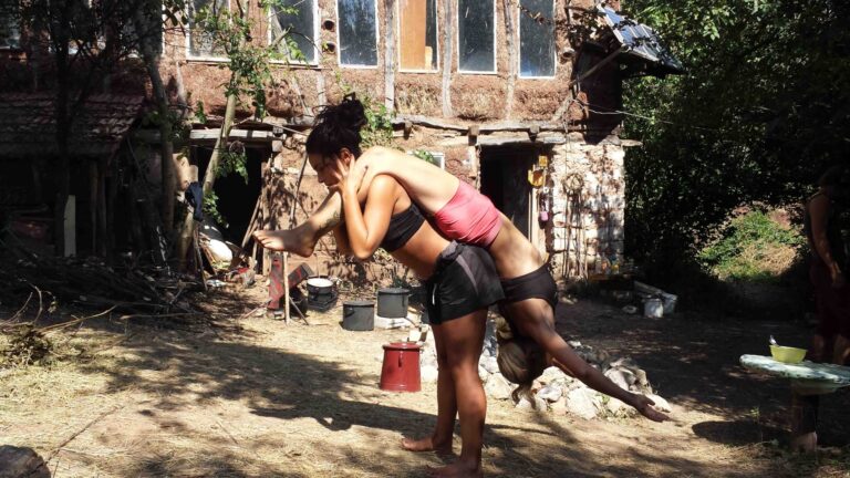Philemon Mukarno Performance Art Queer Shadow (2019)'30 Sesalac Butoh Retreat, Serbia.
