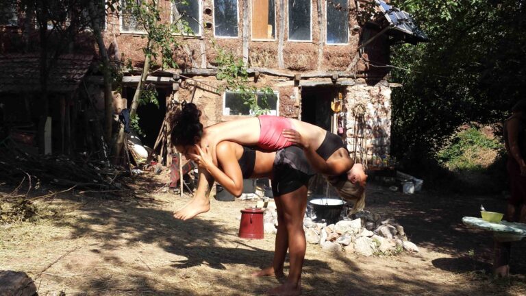 Philemon Mukarno Performance Art Queer Shadow (2019)'30 Sesalac Butoh Retreat, Serbia.