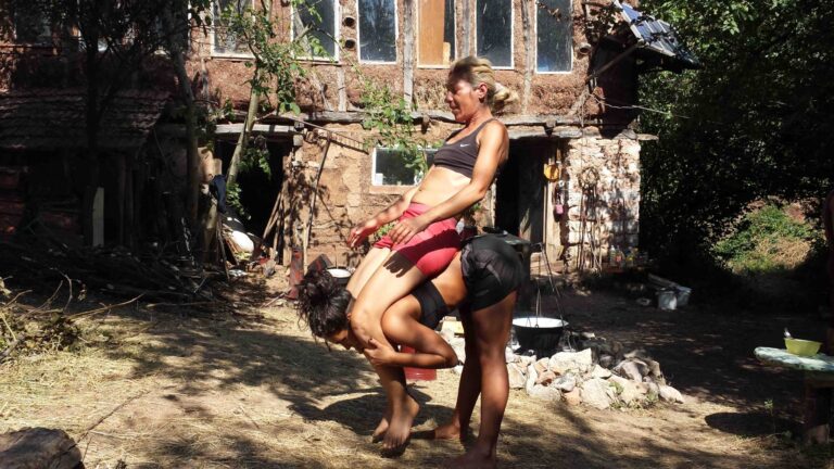 Philemon Mukarno Performance Art Queer Shadow (2019)'30 Sesalac Butoh Retreat, Serbia.