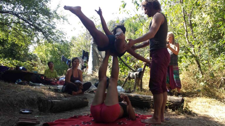 Philemon Mukarno Performance Art Queer Shadow (2019)'30 Sesalac Butoh Retreat, Serbia.