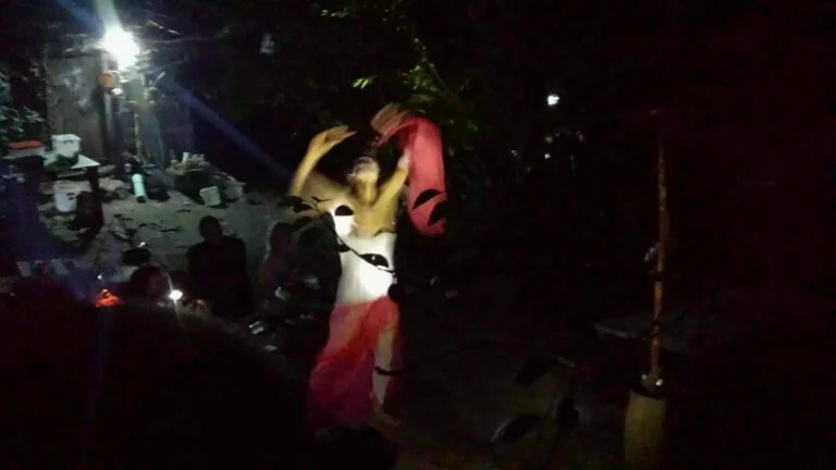 Philemon Mukarno Performance Art Queer Shadow (2019)'30 Sesalac Butoh Retreat, Serbia.