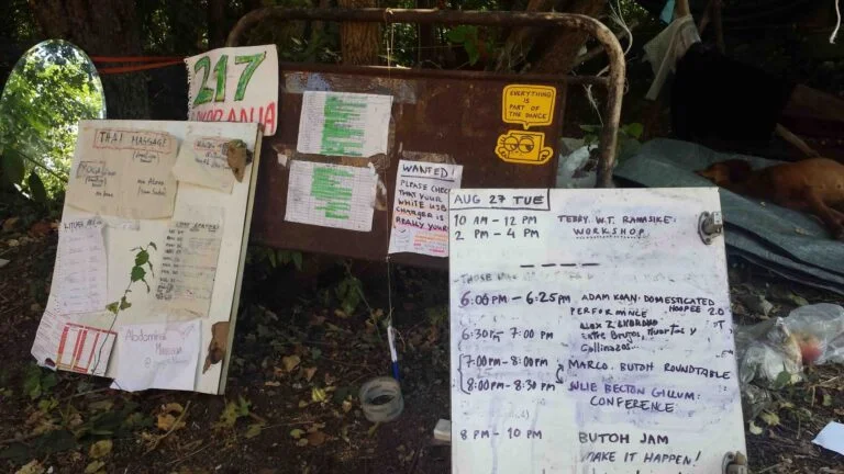 Philemon Mukarno Performance Art Queer Shadow (2019)'30 Sesalac Butoh Retreat, Serbia.