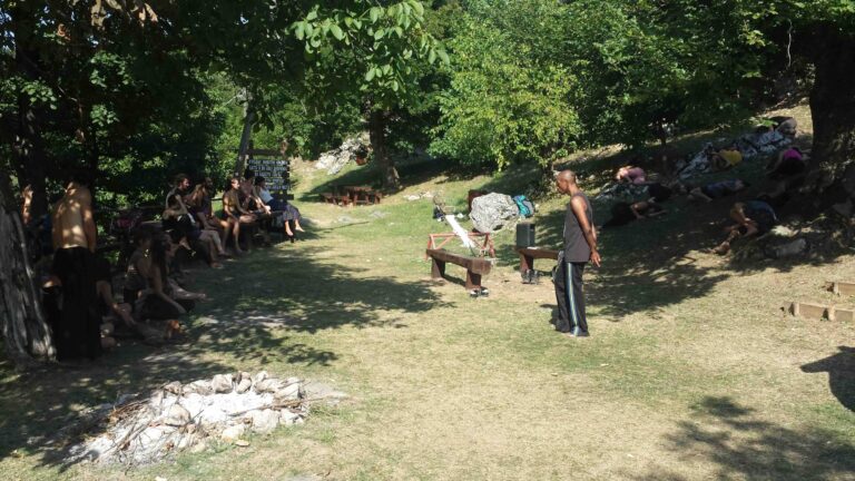 Philemon Mukarno Performance Art Queer Shadow (2019)'30 Sesalac Butoh Retreat, Serbia.