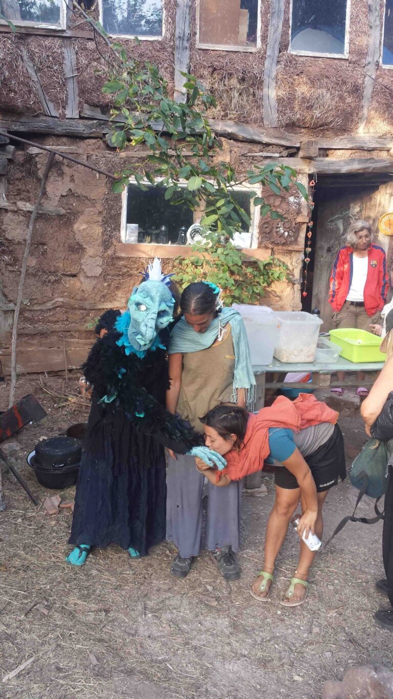Philemon Mukarno Performance Art Queer Shadow (2019)'30 Sesalac Butoh Retreat, Serbia.