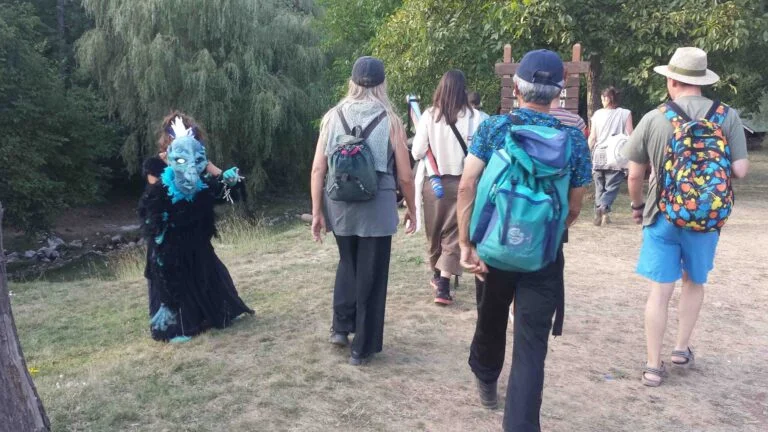 Philemon Mukarno Performance Art Queer Shadow (2019)'30 Sesalac Butoh Retreat, Serbia.