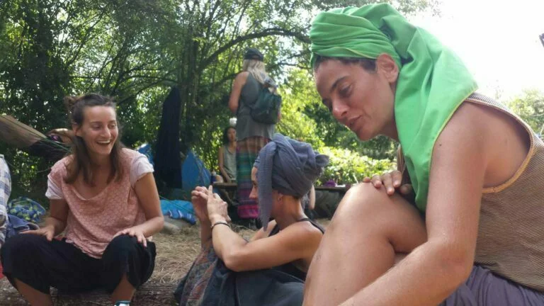 Philemon Mukarno Performance Art Queer Shadow (2019)'30 Sesalac Butoh Retreat, Serbia.