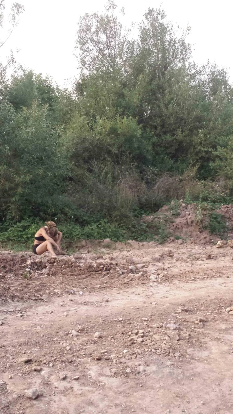 Philemon Mukarno Performance Art Queer Shadow (2019)'30 Sesalac Butoh Retreat, Serbia.