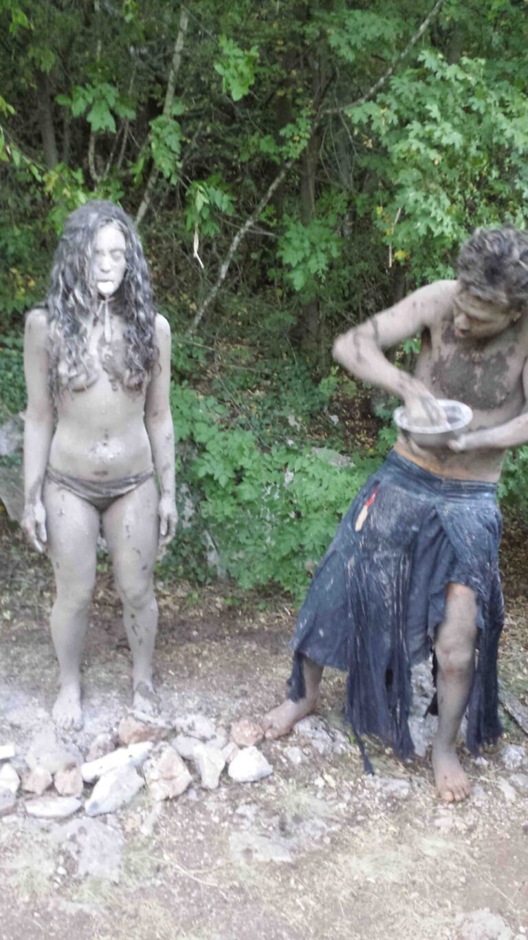 Philemon Mukarno Performance Art Queer Shadow (2019)'30 Sesalac Butoh Retreat, Serbia.