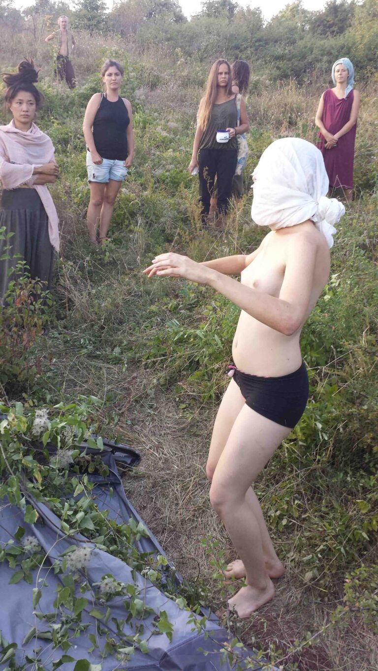 Sesalac Butoh Retreat with 67 participants, 8 of which were butoh guides.Philemon Mukarno Performance Art Queer Shadow (2019)'30 Sesalac Butoh Retreat, Serbia.