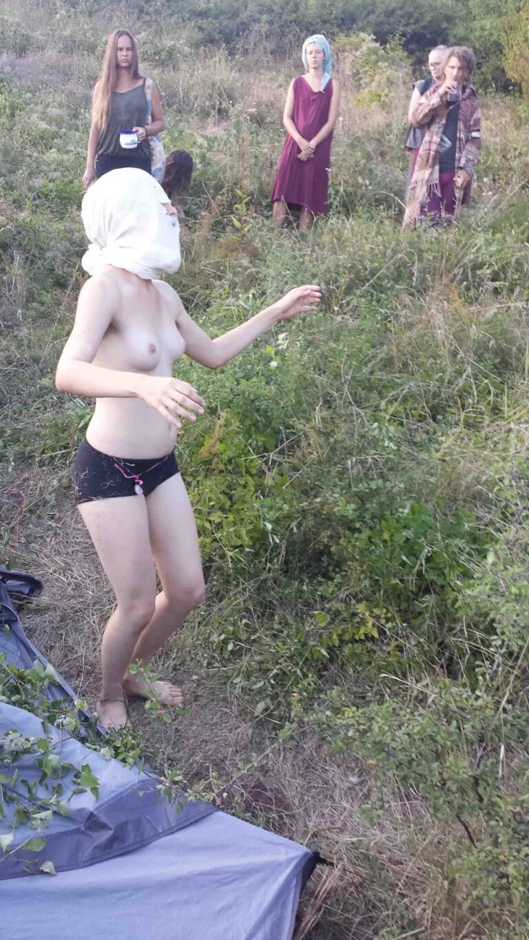 Sesalac Butoh Retreat with 67 participants, 8 of which were butoh guides.Philemon Mukarno Performance Art Queer Shadow (2019)'30 Sesalac Butoh Retreat, Serbia.