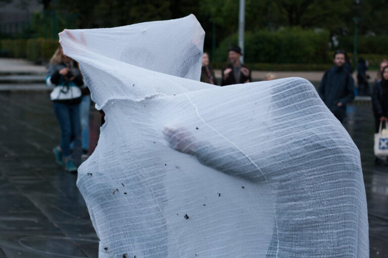 Philemon Mukarno Performance Art Open session Bergen(2017)1h at PAB Open Festival 2017, Bergen, Norway.