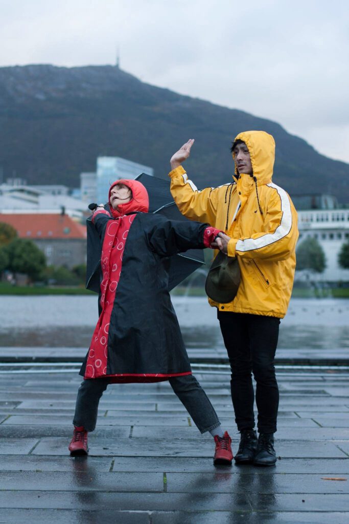 Philemon Mukarno Performance Art Open session Bergen(2017)1h at PAB Open Festival 2017, Bergen, Norway.