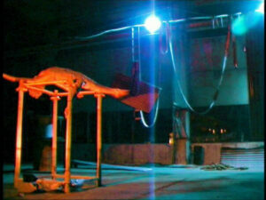 Philemon Mukarno Performance Art Saturn 3S90 (2005)’40 Bolnes Dockyard, Rotterdam, Netherlands