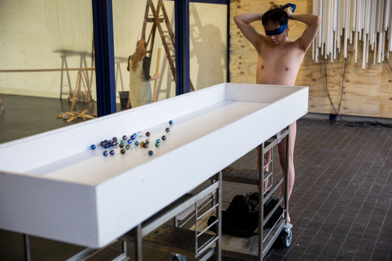 Philemon Mukarno Performance Art Sculpture Park (2019)1h P.S. – Performance Site, Den Hague, Netherlands