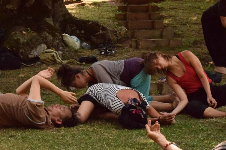 Philemon Mukarno Performance Art Queer Shadow (2019)'30 Sesalac Butoh Retreat, Serbia.