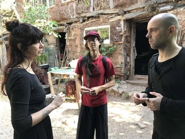 Philemon Mukarno Performance Art Queer Shadow (2019)'30 Sesalac Butoh Retreat, Serbia.