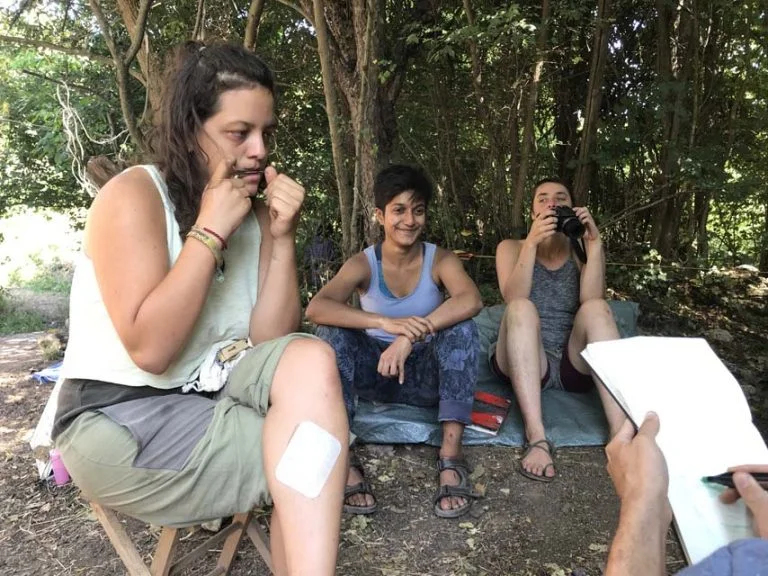 Philemon Mukarno Performance Art Queer Shadow (2019)'30 Sesalac Butoh Retreat, Serbia.