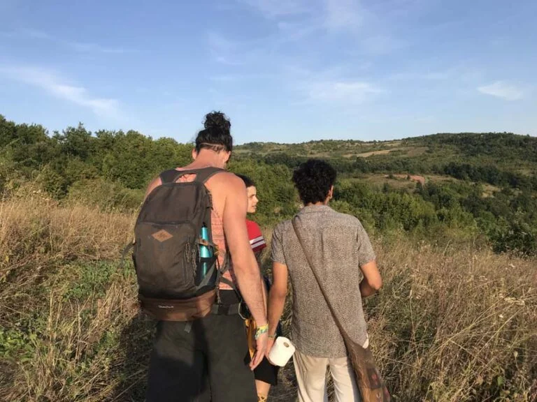 Philemon Mukarno Performance Art Queer Shadow (2019)'30 Sesalac Butoh Retreat, Serbia.