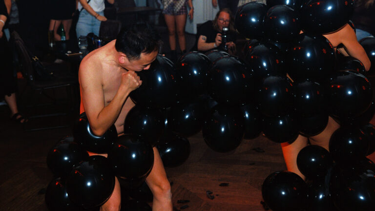 Philemon Mukarno Performance Art Take my breath (2020) ’15 NoArt Festival A’DAM Tower, Amsterdam