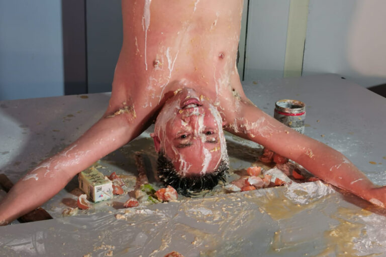 Philemon Mukarno Performance Art Take, eat, my body(2021) online performance for  Cult 24 New York.