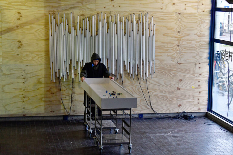Philemon Mukarno Performance Art Sculpture Park (2019)1h P.S. – Performance Site, Den Hague, Netherlands