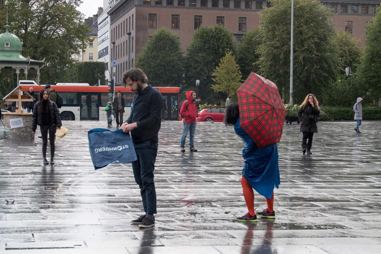 Philemon Mukarno Performance Art Open session Bergen(2017)1h at PAB Open Festival 2017, Bergen, Norway.