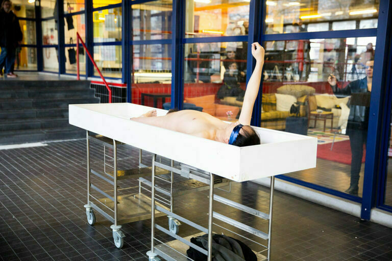 Philemon Mukarno Performance Art Sculpture Park (2019)1h P.S. – Performance Site, Den Hague, Netherlands
