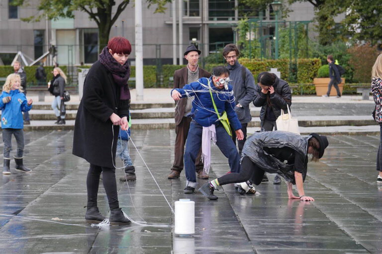 Philemon Mukarno Performance Art Open session Bergen(2017)1h at PAB Open Festival 2017, Bergen, Norway.
