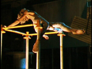 Philemon Mukarno Performance Art Saturn 3S90 (2005)’40 Bolnes Dockyard, Rotterdam, Netherlands