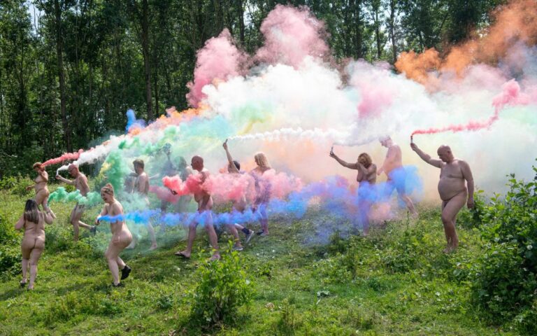 Hanabi Naked Festival, also known as the Nude Fireworks FestivalPilemon Mukarno - fireworks peformance_10_1