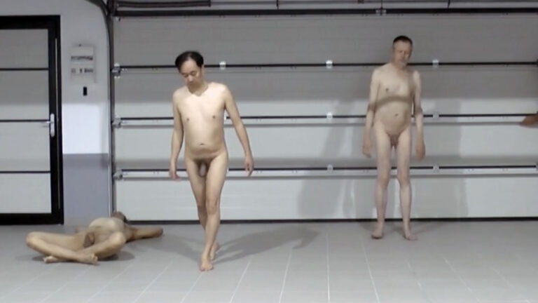 Human Installation - Arrangement of nude performative actions Old bus depot Hall F, Tasstalstrasse 86, Winterthur (Kunst im Depot) Performance August 21, 2022, 5 p.m. to 7 p.m Individual rehearsals between August 8th and 20th, 2022 Concept and direction Thomas ZollingHuman Installation