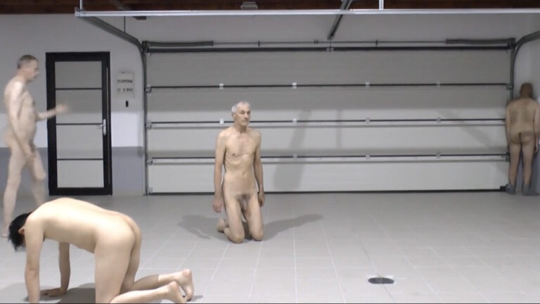 Human Installation - Arrangement of nude performative actions Old bus depot Hall F, Tasstalstrasse 86, Winterthur (Kunst im Depot) Performance August 21, 2022, 5 p.m. to 7 p.m Individual rehearsals between August 8th and 20th, 2022 Concept and direction Thomas Zolling