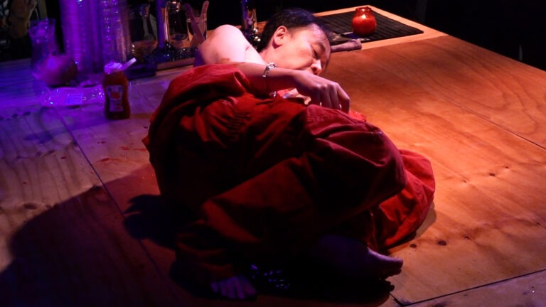Philemon Mukarno doing a Naked Performance in WORM