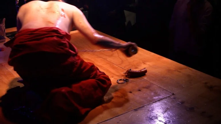 Philemon Mukarno doing a Naked Performance in WORM