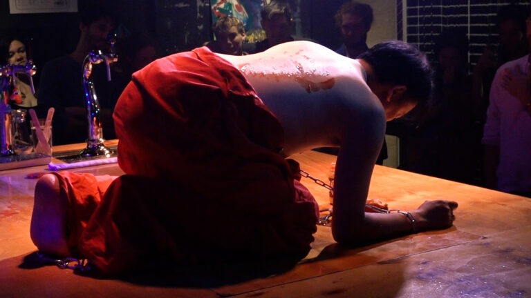 Philemon Mukarno doing a Naked Performance in WORM