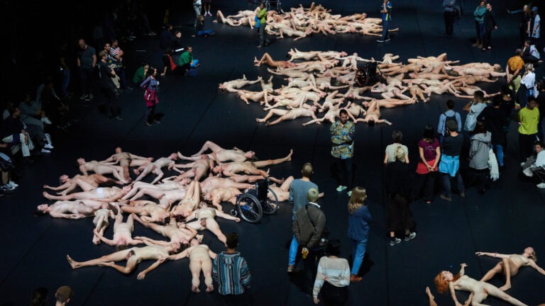 Habitat a Naked performance of 40 nude dancers in Amsterdam