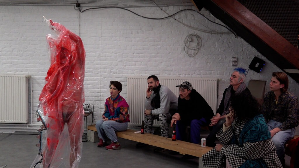 Philemon Mukarno bleeding and naked inside the plastic bag suffocating