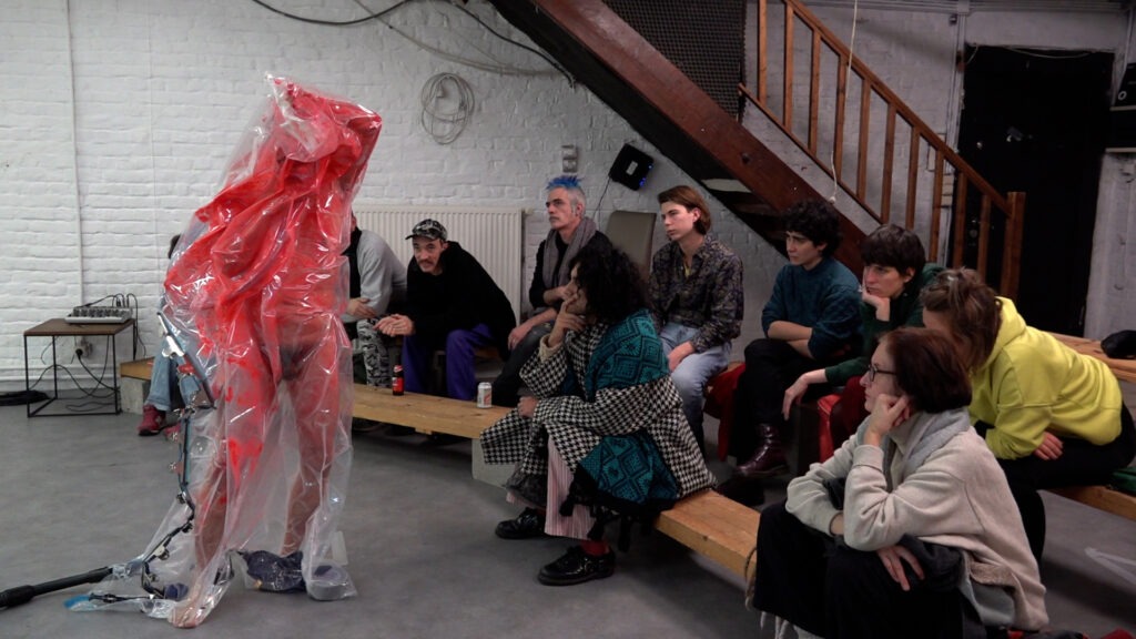 Philemon Mukarno bleeding and naked inside the plastic bag suffocating