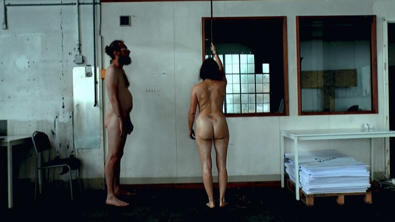 Naked performance by Belinda and Marc Luethi