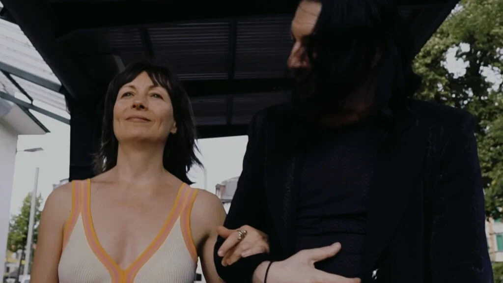 Belinda, Marc Luethi running away naked from the frightening human civilisation.