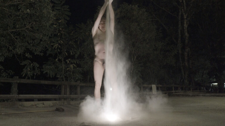 Raining stars: Philemon Mukarno naked at the park