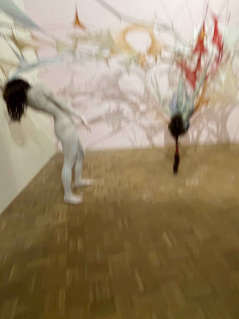 Naked performance art at Kunsthal Rotterdam with Philemon Mukarno, Antti Uimonen, Diana Mare, Lois de Bondt, Mar Esteban Martin, Noemi Calzavara, Ryan O’Shea, and Issy Baylis.