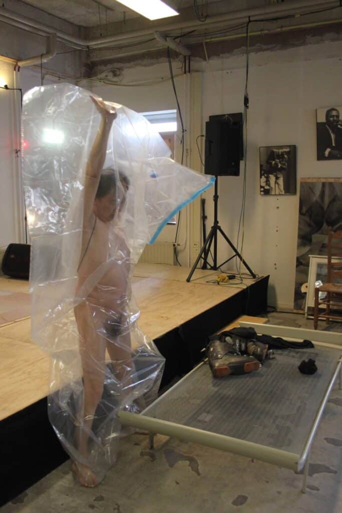 Cycle Return 67 Naked in a plastic bag